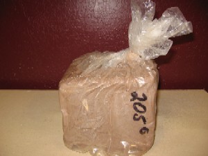 Clay in bag